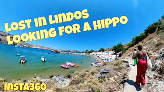 Lost in Lindos, looking for a Hippo…