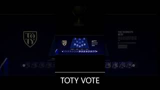 The TOTY vote goes to ... Fifa 23 #shorts #fifa23