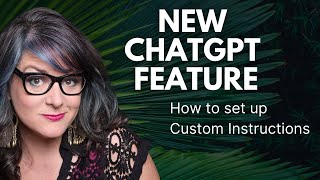 NEW CHATGPT FEATURE! Custom Instructions on ChatGPT