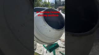 In America: Cement mixing machine