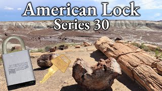 203) American Lock Series 30 Picked and Gutted at Crystal Forest, Petrified Forest National Park