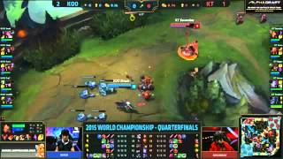 KT Rolster Vs KOO Tigers | Worlds 2015 Quarter Finals Game 4