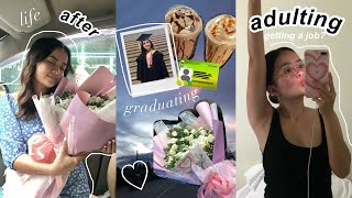 GRADUATION & ADULTING LIFE (job, valid ids & a lot of errands)