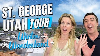 DRIVING TOUR: Winter Wonderland in St George Utah | Living in Utah