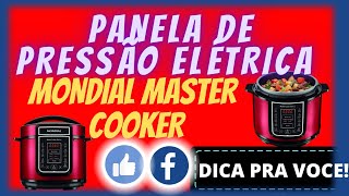 [SENSACIONAL]Panela de Pressão Elétrica Mondial, Master Cooker Red -5L, panela elétrica ,(YtLwE61m)