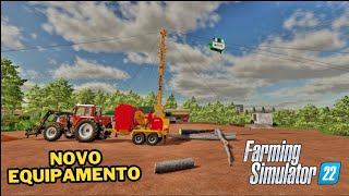 Vida de Madeireiro #24 / Compramos uma grua pra puxar as árvores cortadas/ Farming Simulator 22