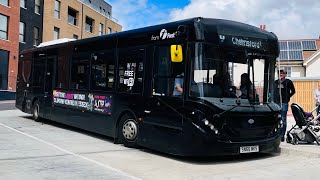 *Full Thrash!* First Essex ADL Enviro 200 MMC E20D 67195 SN66 WKS Route 70