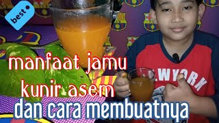 5 Manfaat Jamu Kunir Asem dan Cara Membuatnya