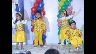 Tanveer tavleen 1st Stage Performance | cute kids | school dance