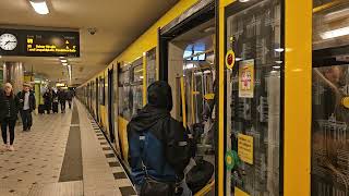 Einfahrt und Ausfahrt von der U9 in den Bahnhof Zoo Richtung Osloer Straße mit H01 5029-1