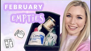 FEBRUARY EMPTIES 2021 | Beauty, Skin Care, Home Fragrance