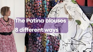 Pattern Company Patina Blouse Review & Hack - 8 different ways