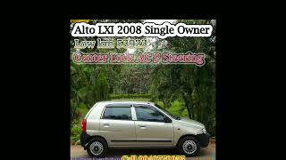 Alto LXI 2008 Doctor used Vehicle Single Owner Low km 53935 AC POWER STEERING Center Lock