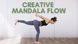 30 Min Creative Mandala Flow - Level 2 Vinyasa Yoga