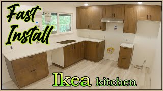 Quick installation of an IKEA kitchen