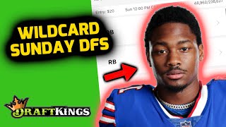 WILDCARD NFL SUNDAY DRAFTKINGS PICKS