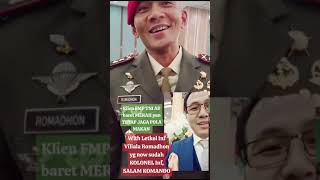 Sahabat sy TNI AD Kolonel Inf. Viliala Romadhon, SE., M. I. Pol. tetap jaga berat badan IDEAL dg FMP