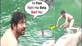 Irfan Khan son Babil Khan post video of his Father Swimming is very Emotional