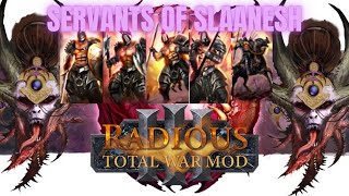 Total War Warhammer 3 (Radious Mod, Servants of Slaanesh unit's performance)