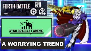 A Worrying Trend... Digimon Vital Bracelet BE Arena App Omegamon PvE  Fourth Battle Event!