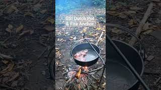 GSI Dutch Oven & TJM Metalworks Fire Anchor #camping #bushcraft