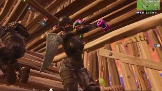 FORTNITE! Shooting and jumping Threw walls.!!!