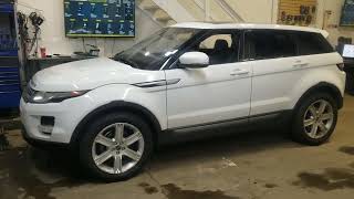 2012 Range Rover Evoque that we installed a Compustar 2 way R3 remote start system into