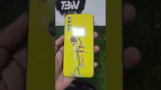 MS DHONI Custom Skin ForMoible #thala #7 #dhoni #csk #custom  #mobileskinwrap #art #jadeja #ipl2024