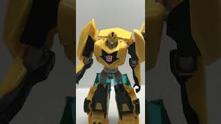 Robots in Disguise deluxe Bumblebee QUICK REVIEW! #transformers #actionfigures #foryou #shorts #fyp