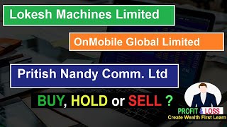 OnMobile Global LTD | Lokesh Machines LTD | Pritish Nandy Comm. Ltd stocks ,#trading ,#money