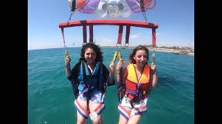 How many people in parasailing?