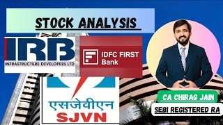 Irb infra share | Sjvn share | Idfc first bank share