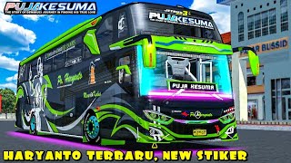 MOD BUSSID TERBARU HARYANTO PUJA KESUMA JB3 SHD PITENG MERCY O500R