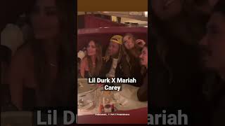 Lil Durk & Mariah Carey Link Up For Dinner👀👀 #shorts #lildurk #mariahcarey