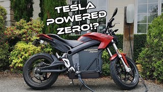 Charging Zero Motorcycles on a Tesla Station!