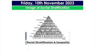 Sociology | Year 10 | Social Stratification