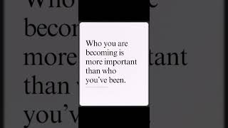 Who You Are Becoming Is More Important Than Your Struggles, Circumstances And Your Past - #courage