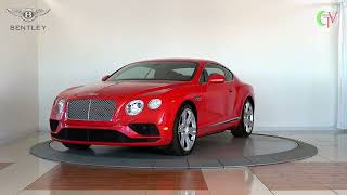 Bentley Continental GT Red Sedan 2017