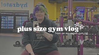 Plus Size Gym Vlog: Planet Fitness British Columbia Weight Loss Journey from Ex-Vegan Gym Rat