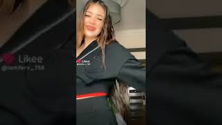 evaluna Montaner tik Tok 2 de julio del año 2021 cabello negro más largo con puntas grises