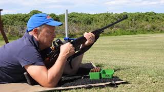 Lee-Enfield L39A1 Build vs telescopic-sights-sized mini target at 300m