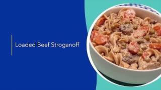 Loaded Beef Stroganoff