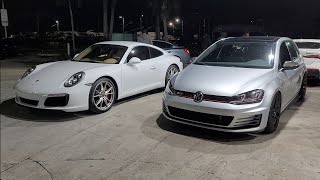 2017 Porsche 911 Carrera S vs 2017 VW GTI (Golf R Turbo) FBO 93