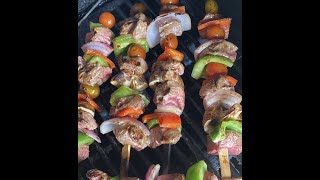 Grilled Beef & Vegetable Kabobs   HD 1080p