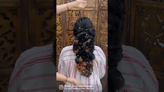 Creative hairstyles #longbraid #creativehairstyle #braids #flowers #lovehairstyles