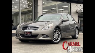 2011 INFINITI G37 3.7L V6 For Sale Walk-Around Quick Tour at Carmel Motors Indy