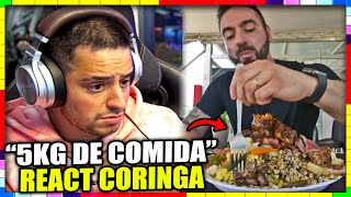 CORINGA REAGINDO AO CORBUCCI COMENDO À VONTADE 😱