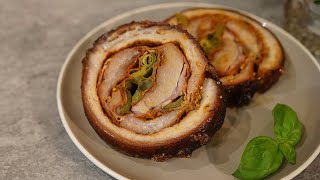 Porchetta vom Pelletgrill