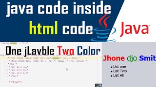 html java code - One Text Two Colours add in Java | java for beginners tutorial