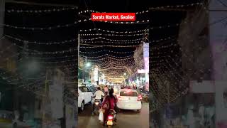 Gwalior Sarafa Market Lighting | #shorts #gwalior #lighting #diwali2022 #jwellery #sarafabazar